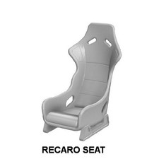 Pair Of Bucket Racing Recaro Seats RC Model Car 3D Printed 1/4 - 1/25 Scale