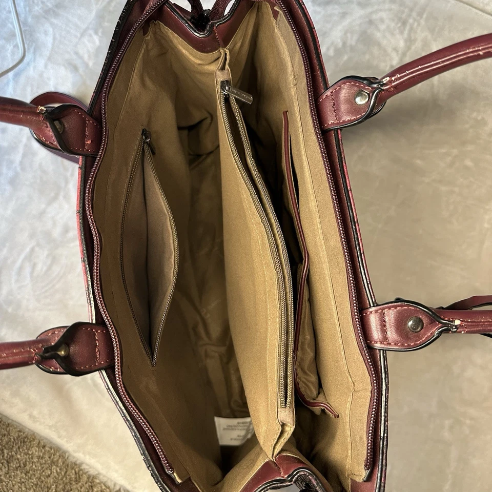 David Jones Paris Purple Shoulder And Crossbody Bag - Image 4 of 4