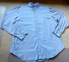Ralph Lauren Blue Classic Fit Button Down Dress Shirt XL