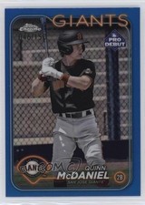 2024 Topps Pro Debut Chrome Blue Refractor 46/150 Quinn McDaniel #PDC-136 sc8