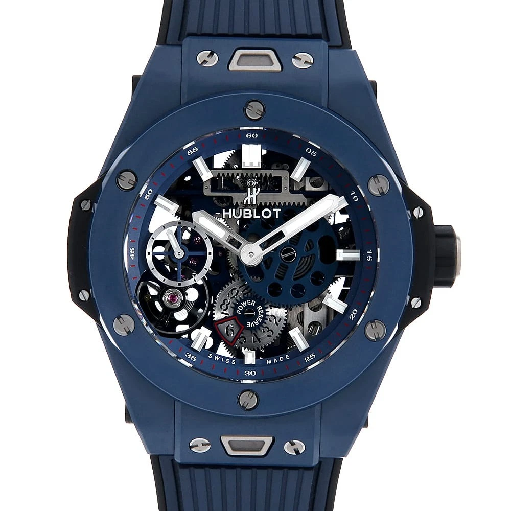 Hublot — HUBLOT Big Bang Mecha 10 Blue Ceramic 414.EX.5123.RX second hand mens