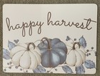 Happy Harvest Autumn Cork Back Placemat Set of 4 Fall Pumpkins Never Used!