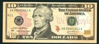 ((TRUE BINARY - 4 DIGIT)) $10 2004 (00001011) FANCY SERIAL # (1st of 2 Matching) — photo 2
