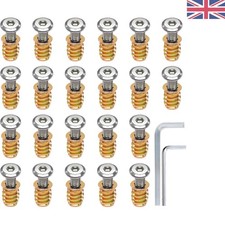 All-in-One M6 Screw and Threaded Insert Kit - 20 Pcs for Easy Installation