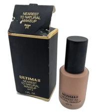 Vintage ULTIMA II Foundation Nearest To Natural SPF 6 Beige 1 fl oz NIB 90s Y2K