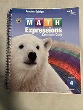 Math Expressions Common Core Teacher Edition Grade 4 Volume 2 Houghton Mifflin