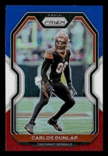 2020 Panini Prizm #53 Carlos Dunlap Prizm Red White and Blue Cincinnati Bengals