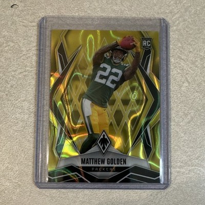 Phoenix 2025 Matthew Golden Rookie Gold Lava Color Match 125 Packers #174 RC