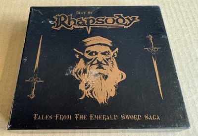 RHAPSODY - Tales From The Emerald Sword Sage Best Of CD Album Box Set + Cards