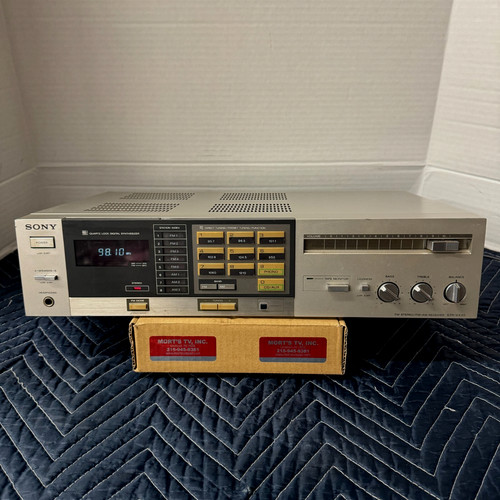 SONY STR-VX20 VINTAGE AM/FM STEREO RECEIVER - SERVICED - CLEANED - TESTED