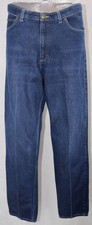 Lands End Jeans Women 10 T Indigo Blue Utility Denim Straight Leg Western VTG 90