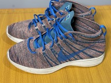 Nike Lunar Flyknit Chukka Brave Blue Sz 12 554969-443