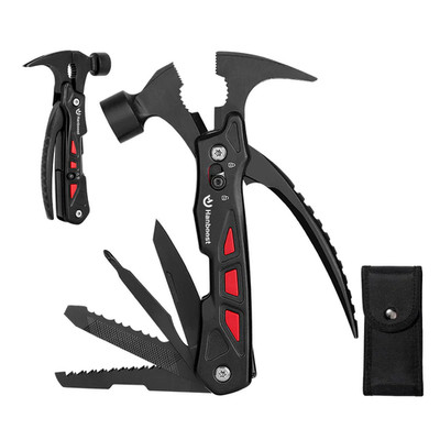 Hanboost H1 Multi Tool Hammer 12 in 1 with Safety Lock For Hiking、office、Home