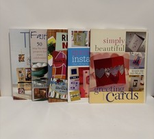 SCRAPBOOKING Books LOT OF 5 Some Vintage And Some Newer GREAT FOR BEGINNERS