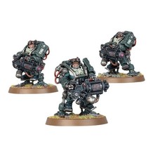 Warhammer 40k Leagues of Votann(squats) Brôkhyr Thunderkyn x3 all new + bases 