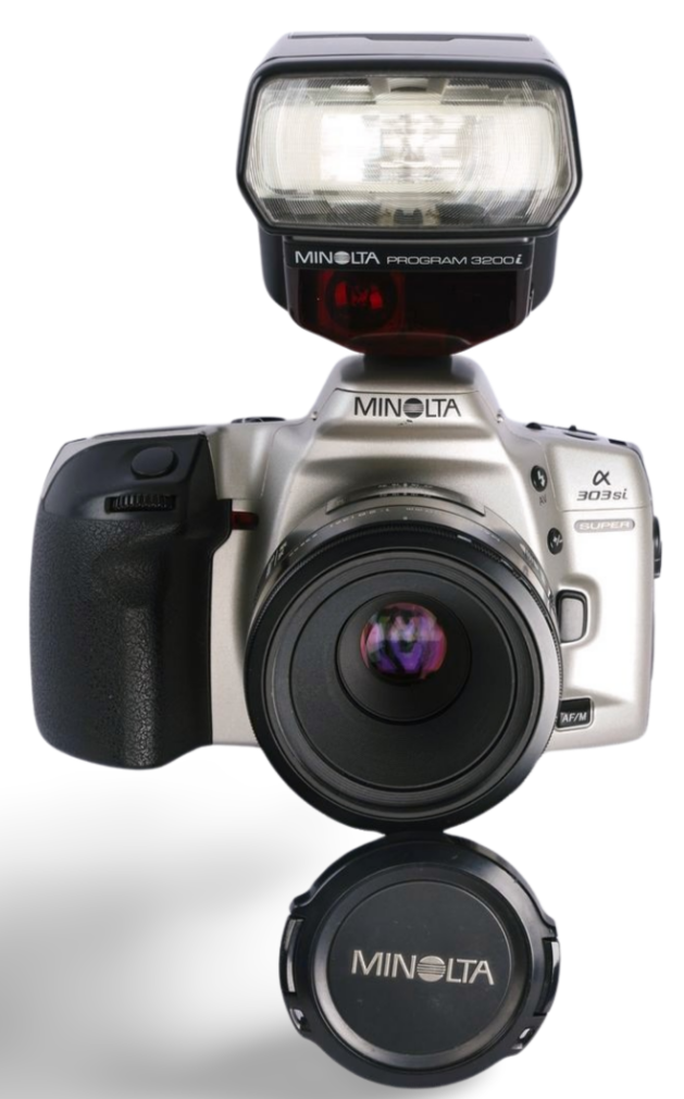 Minolta Alpha 303si Super 35mm Film AF SLR c/w AF Macro 50/2.8