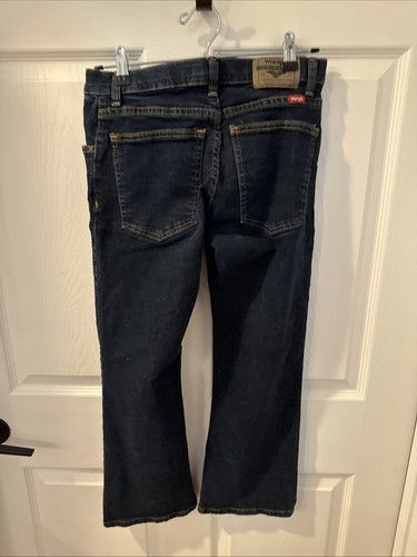 Wrangler Retro Relaxed Boot Denim Blue Jeans Boys Size 12 Husky - Picture 5 of 7