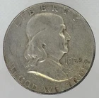 1952-S Franklin Half Dollar 90% Silver