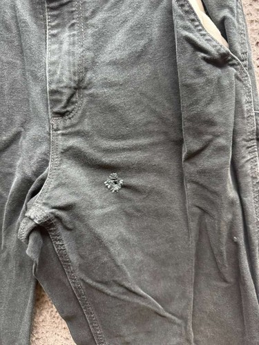 Pantaloni da lavoro Carhartt larghi foderati in flanella anatra lavata neri taglia 30x32 - Foto 8 di 15