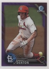 2016 Bowman Chrome Prospects Purple Refractor 9/250 Bryce Denton #BCP245 4h5