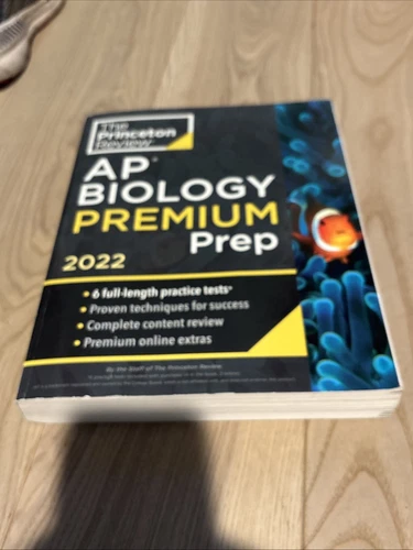 Princeton Review AP Biology Premium Prep 2022 - Like New