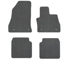 Tailored Car Mats for Fiat 500L 5 Seats 2013+ Onwards eavy Duty Rubber 4 Clips