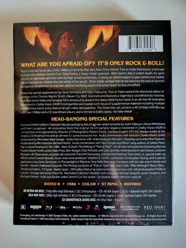 Trick or Treat Limited Edition B: 4K, Blu Ray, CD Sealed New Mint Ships in Box - Picture 3 of 9