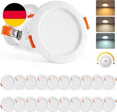 Sanyoung 20Er Set LED Einbaustrahler 230V Dimmbar, 5W LED Spots 68Mm Warmweiß 30