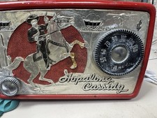 VINTAGE 1950 OLD VERY NICE ARVIN HOPALONG CASSIDY COWBOY RADIO WESTERN THEME