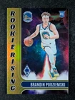 2023 Panini Phoenix Basketball Yellow Brandin Podziemski #25