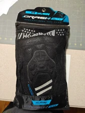 NEW HK Army Crash CTX Paintball Knee Pads - Black w/white stripes- Large