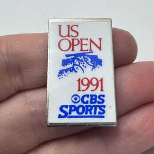 1991 US Open Tennis Tournament CBS Sports Lapel Pin