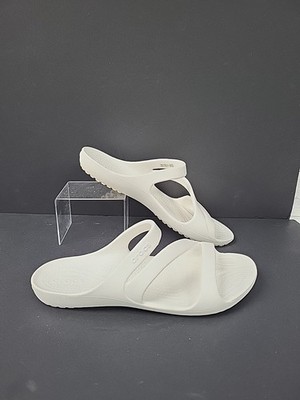 Crocs White Kadee II Sandalen Open Toe. Damen Größe W9 (UK7).PW
