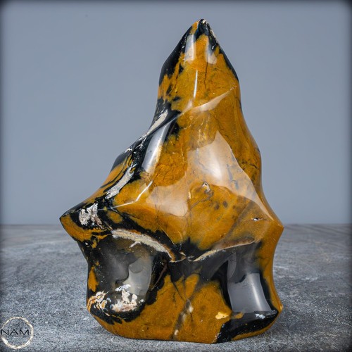 Natürliche Jaspis-Chalcedon Kristallflamme - 948,07g - Bild 2 von 9