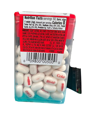 New Tic Tac Candy Cane Flavored Mints Limited Edition Coca-Cola