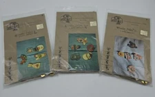 Calico Station Country Button Painting Kits Complete Unused NIP Wood Cutouts