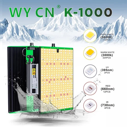 1000W Samsung LED Grow Light Vollspektrum 1~3 Pflanzenlampe fr Grow Zelt - Bild 2 von 11