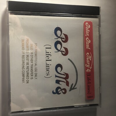 Lifelines - Audio CD By Peter Paul & Mary - VERY GOOD