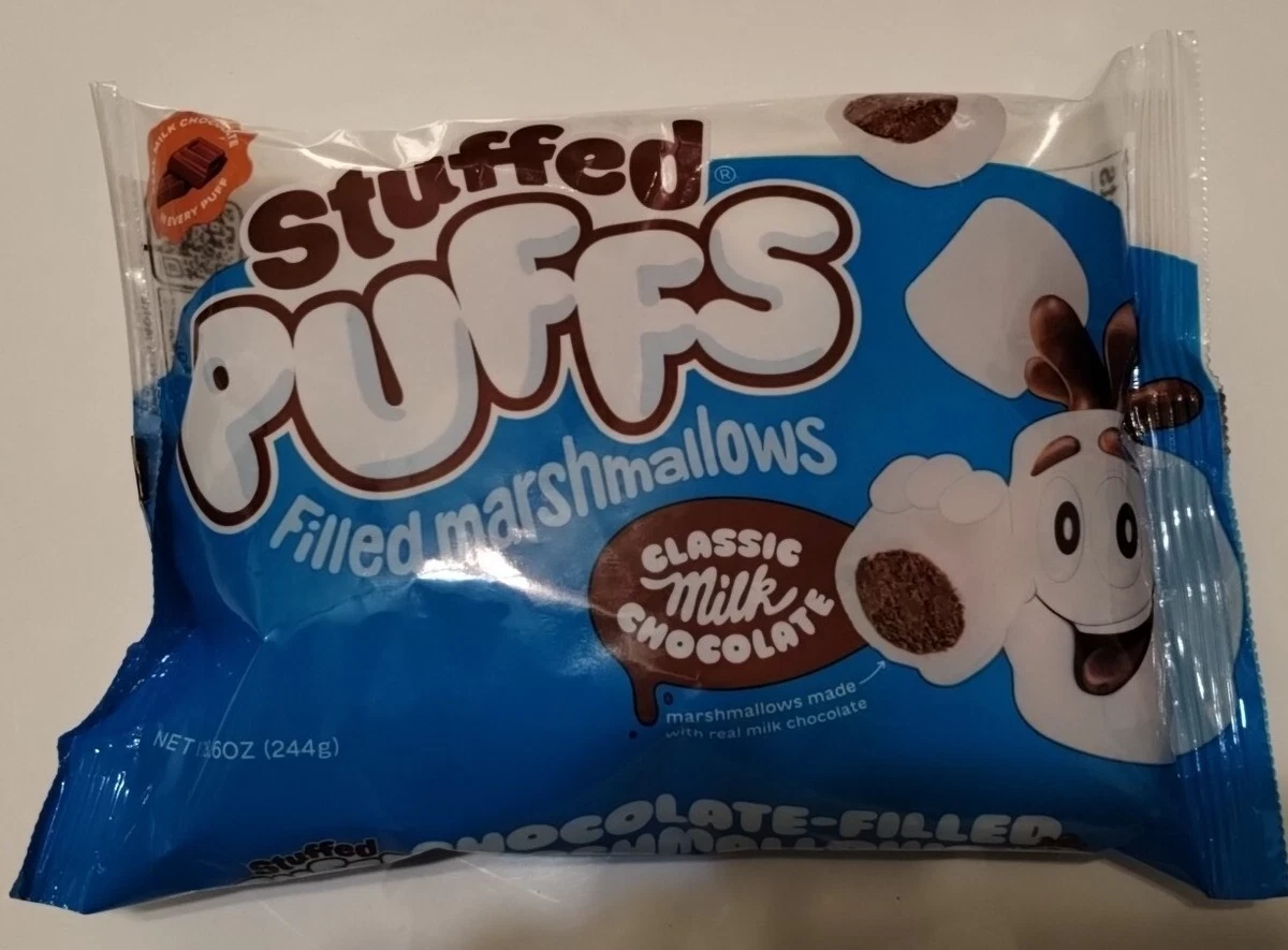 Stuffed Puffs Classic Milk Chocolate Filled Marshmallow 8.6 oz