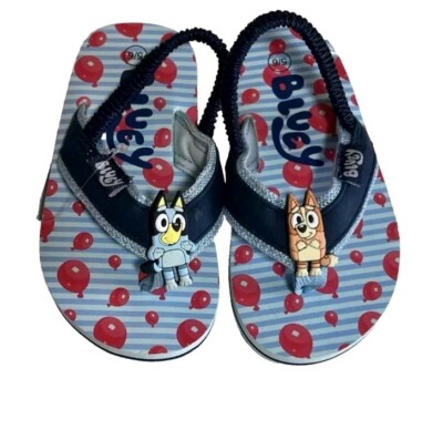 Bluey Toddler Sandals with Backstrap 5/6 BRAND NEW Bingo Bluey Boy Girl Summer