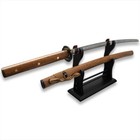 Tigerwood Katana, Scabbard, T10 Carbon Steel Blade, Clay Tempered, 41" Overall