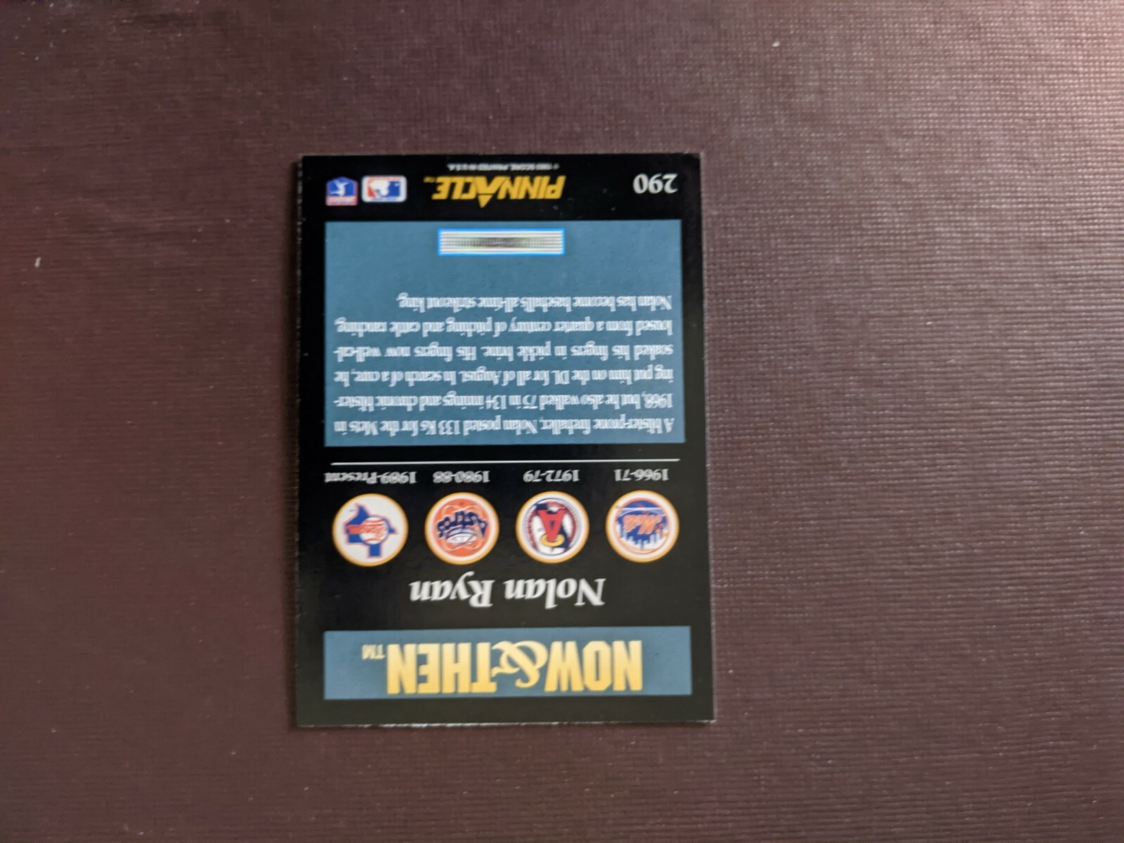 Nolan Ryan Single Baseball Cards 1971 - 1994 Donruss Topps Leaf Upper Deck - Picture 29 of 75