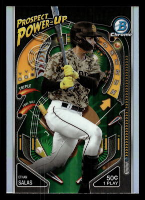 Ethan Salas Prospect Power-Up 2024 Bowman #PP-11 San Diego Padres