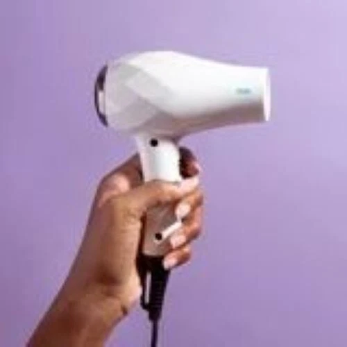 Instyler Blu Mini Secador de Pelo de Viaje Doble Voltaje Turbo con Luz Azul Foto 3 de 4