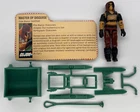 1984 G.I. Joe ARAH Zartan Swamp Skier 3.75” Chameleon Near COMPLETE w/ File Card