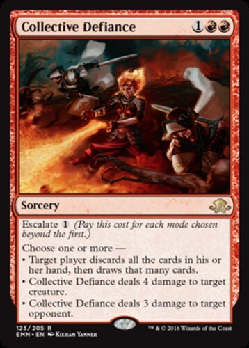 Collective Defiance 1x FOIL EMN MTG Eldritch Moon Rare MINT red Collective Defiance 1x FOIL EMN MTG Eldritch Moon Rare MINT red
