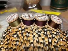 Pearsall's gossamer silk for fly tying and rod wrapping - 45m spools