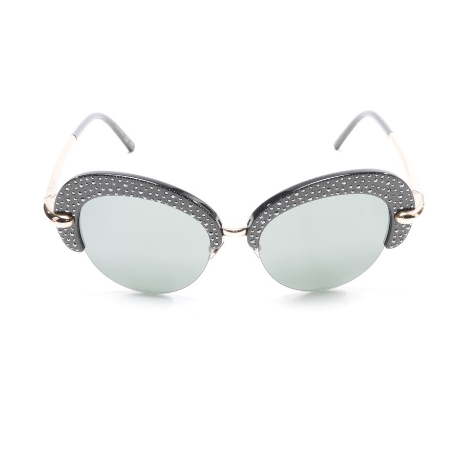 Зонненбрилл Pomellato Schwarz Металлический PM0023S Neu