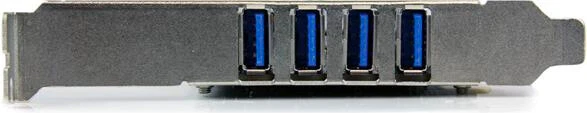 StarTech Adattatore Scheda USB 3.0 4 Porte PCI Express SATA/LP4 PEXUSB3S44V - Immagine 3 di 4