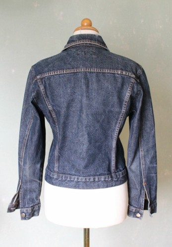 Uli Knecht Jeansjacke Jacke blau dunkelblau cool lässig Denim Damen Größe 36 S - Bild 2 von 2